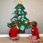 DIY Felt Christmas Tree with 26Pcs 