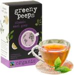 Greenypeeps Organic Earl Grey Tea Bags - Classic Earl Gray Tea Recipe with Ceylon Uva and Assam Black Tea Plus Bergamot - Fairtrade - Timeless and Refined - Delicious Iced or Hot Tea Bags