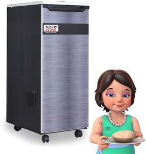 MICROACTIVE Signature Fully Automatic Domestic Flour Mill,Aata Maker,Atta chakki,Ghar Ghanti,with Standard Accessories and Inside Auto LED Light. (Electric Motor Capacity -1 HP)