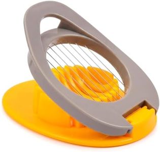 Gooduanduan Boiled Egg Slicer with Stainless Steel Wires, Heavy Duty Egg Cutter Makes Uniform Slices, Easy to Use & Clean, Perfect for Breakfast & Keto Diet