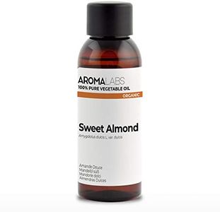 ORGÁNICO - Aceite vegetal ALMENDRAS DULCES - 50mL - 100% Puro, Natural, Prensado en frío y Certificado AB - AROMA LABS (Marca Francesa)
