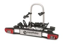 Westfalia Bikelander Classic Bike Rack for Towbars | Bike Carrier for 2 Bicycles | Suitable for E-bikes | Foldable, black