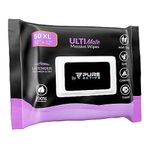 Showerless Body Wipes for Women Deodorant Wipes Women - 50 XL 30x30cm Lavender Rinse-Free Body Wipes - Rinse Free Face Wipes Deodorant Wipes For Gym Travel Camping Shower Adult Bathing Wipes