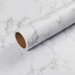 CryptoBai 15.8"x393" White Marble W