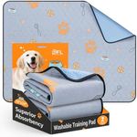 Washable Pee Pads for Dogs, Super Absorbent Reusable Puppy Pads Waterproof Dog Playpen Mat, Non-Slip Whelping Pad for Floor, Sofa, Crate, Travel, Kennel, Washable Dog Pads for Pet Potty Training