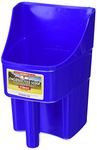 Little Giant® Plastic Enclosed Feed Scoop | Heavy Duty Durable Stackable Feed Scoop with Measure Marks | 3 Quart | Ranchers, Homesteaders and Livestock Farmers | Blue