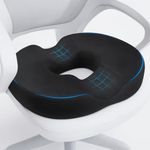 Dr. Touch | Donut Pillow for Tailbone Pain Relief, Hemorrhoid Pillow for Sitting, Donut Seat Cushion Post Surgery, Lifting Cushions for Postpartum Pregnancy, Coccyx, Bed Sore Cushion Butt Pillows