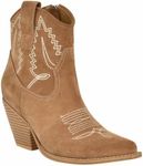 NINE WEST Women's Nallas Ankle Boot, Tan 120, 9