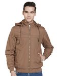 Qube By Fort Collins Men's Parka Coat (BC680AZ_Khaki