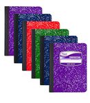 Mead Composition Book Wide Ruled, 100 Sheets, Color May Vary, 6 Pack