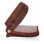 Personalized Custom Comb, Beard Comb, Gifts for Husband,Folding Comb, Personalized Wooden Gifts, Styling Combs for Men-Anti-Static Sandal Wood Comb (Style One)