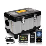 8KW MAX toolbox diesel air heater, supporting AC110-240V DC12V 24V, with Altitude Mode Heating and ventilation Heater, One click direct switch, Bluetooth APP control, for cars trucks RV campers