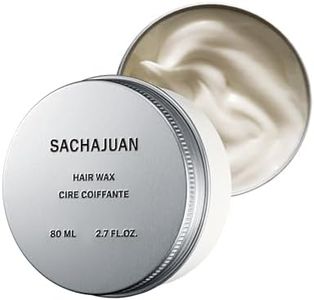 SACHAJUAN Hair Wax for Men | Lightweight Styling Wax for Texture, Shine & Definition | Medium Hold with Soft, Touchable Finish | Non-Greasy, Easy to Rinse | For All Hair Types | 2.7 oz