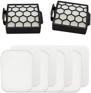 LICHIFIT HEPA Filters Foam & Felt Filters Kit Replacement Parts #1238FT60 and 1239FT60 for Shark Navigator Zero-M Self-Cleaning Brushroll Pet Pro Upright Vacuum ZU60 ZU62 ZU62C NV251 NV255