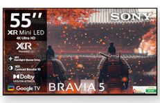 Sony 139 cm (55 inches) BRAVIA 5 4K Ultra HD Smart Mini LED Google TV K-55XR50