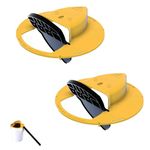 Mouse Trap Bucket Flip Lid, 2Packs Mouse Flip and Slide Bucket Lid, Humane Mouse Trap Indoor Outdoor Use