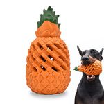 Indestructible Dog Toys,Pineapple Dog Chew Toys, Interactive Dog Toys for Boredom,Natural Rubber Tough Dog Toys,Dog Teething Toys,Dog Toys for Small Dogs