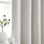 Home Fashion Blackout White Curtains