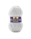 Hayfield Bonus DK Double Knitting, Light Grey Mix (814), 100g by Sirdar