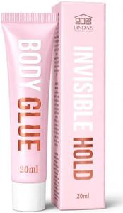 Liquid Body Adhesive Glue for Clothes, Clear Body Glue for Clothes & Clothing Glue for Skin Body Tape Alternative for Women, Sweat Proof Skin Glue, Bras, Wigs, Outfits & Butt Glue for Dancers - 20ml