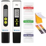 IONIX TDS Meter for Water Testing, PH Meter for Water Testing, TDS Meter & Digital PH Meter & Litmus Paper Combo, Water Testing Kit for Measuring Tds and Ppm with Buffer Powder