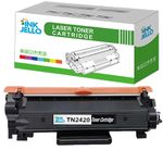 InkJello Toner Cartridge For Printer, Compatible with Brother DCP-L2510D L2530DW HL-L2310D L2350DW L2370DN L2370DW L2370DW XL L2375DW MFC-L2710DN L2710DW L2730DW L2750DW TN2420 with Chip (BK)