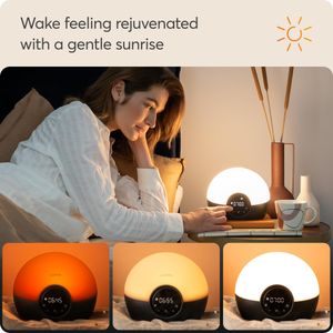Lumie Bodyclock Glow 150 Wake-Up Light Alarm Clock – White
