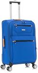 Skylark 24" Medium Suitcase Super Lightweight Expandable 4 Wheel Spinner 3-Digit Combination Lock Soft Shell Luggage for 15 to 20kg
