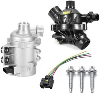 BINB ROAD Electric Engine Water Pump & Thermostat with Bolt 11537549476 11517586925 11510392553 Compatible with BMW 128i 325i 328i 528i 528xi 530i X3 X5 Z4