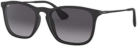 Ray-Ban - Men's - Chris - 54mm - Rubber Black/Light Grey Gradient Dark Grey - Sunglasses