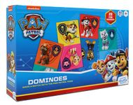 Shuffle Paw Patrol Number Learning Game | 28 Fun Dominoes | Make a Match with the Paw Patrol Team | Great Gift For Kids Aged 3+,Blue