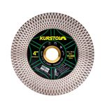 KURSTOL Tile Diamond Saw Blade - 4"/105mm Dual-Purpose Diamond Cutting Disc,Angel Grinder Blade Arbor 7/8"-5/8" for Cutting and Grinding Ceramic Tiles,Porcelain,Granite,Marble