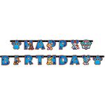 Amscan 9903823 Birthday Letter Banner with Paw Patrol Theme - 1 Pc, Multicolor