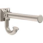 Franklin Brass B45627M-SN-R Square Extend-a-Hook Expandable Single Wall Hook for Clothes in Satin Nickel