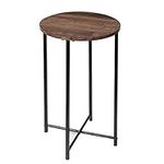 Honey-Can-Do Round Side Table with 