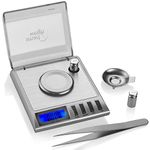 Smart Weigh GEM20 High Precision Digital Milligram Scale 20 x 0.001g Reloading, Jewelry and Gems Scale