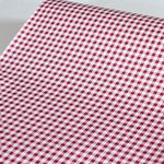 LoveFaye Red Holiday Gingham Contact Paper Self-Adhesive Shelf Liner Makeup Cabinet Decor 45cm by 3m