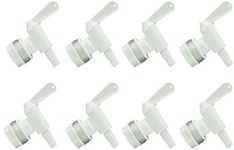 Plastic Bottling Bucket Spigot Valve - LUCKEG Brand Replacement Tap for Homebrew Fermenter Bucket (PACK of 8)