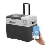 Alpicool CX40 40L Compressor Car Refrigerator, Portable Camping Fridge DC 12v Freezer for Truck, Campervan, RV, Boat, -20℃ to 20℃, with Telescopic Handle, USB Socket