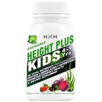 HXN Height Growth Supplement For Kids With Essential Amino Acid, Vitamins & Superfoods-60 Tablet (No Capsules)