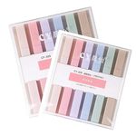 PXBQ Aesthetic Cute Highlighters Bible Highlighters and Pens No Bleed Mild Soft Chisel Tip Pastel Highlighters Marker Pens for Journaling Note Taking School Stationary (12 Pcs Aesthetic Highlighter)