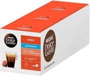 NESCAFÉ Dolce Gusto Lungo Decaf Coffee Pods - total of 48 Coffee Capsules - Decaffeinated Coffee (3 Packs)