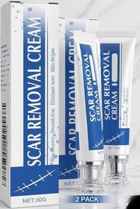 Advanced Scar Removal Cream & Silicone Gel Treatment for Surgical Keloids & Stretch Marks Repair Gel for Old & New Face & Body Use (2)