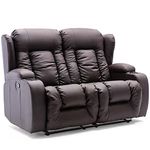 More4Homes CAESAR MANUAL HIGH BACK LUXURY BOND GRADE LEATHER RECLINER 3 + 2 + 1 SOFA ARMCHAIR SET SUITE