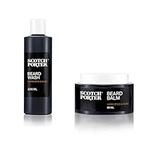 Scotch Porter Beard Wash & Balm Kit – Helps Cleanse, Hydrate, Smooth, Shape & Soften Coarse, Dry Beard Hair while Encouraging Growth for a Cleaner, Fuller, Healthier-Looking Beard