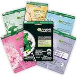 Garnier SkinActive Moisture Bomb Sheet Masks Combo Set, With Hyaluronic Acid, Hydrates & Softens Skin, Pack of 6 (6x28g)