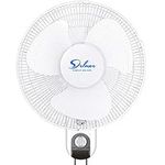 Simple Deluxe Wall Fan, 16 Inch Household Wall Mount Fan, Oscillating Fan, Adjustable Tilt and 3 Speeds, 72 Inches Power Cord, ETL Certified, 1 Pack