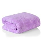MAXOSHINE Microfiber Towels for Bath Large Size-Super Soft Coral Fleece Bathing Towel with Hook Quick Dry Super Absorbent-Bath Towel for Men and Women-70x140 cm, 350 GSM, Pack of 1