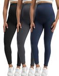 Buttergene Women's Maternity Leggings over the Belly Pregnancy Active Wear Workout Yoga Tights Pants