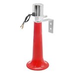 Ollanoos Truck Air Horns Super Loud 12V 24V, Universal Turkish Whistle Horn Car Air Horns Loud 180db for Caravan Pressure Car Truck Train Van Motorcycle SUV Boat Bus Red